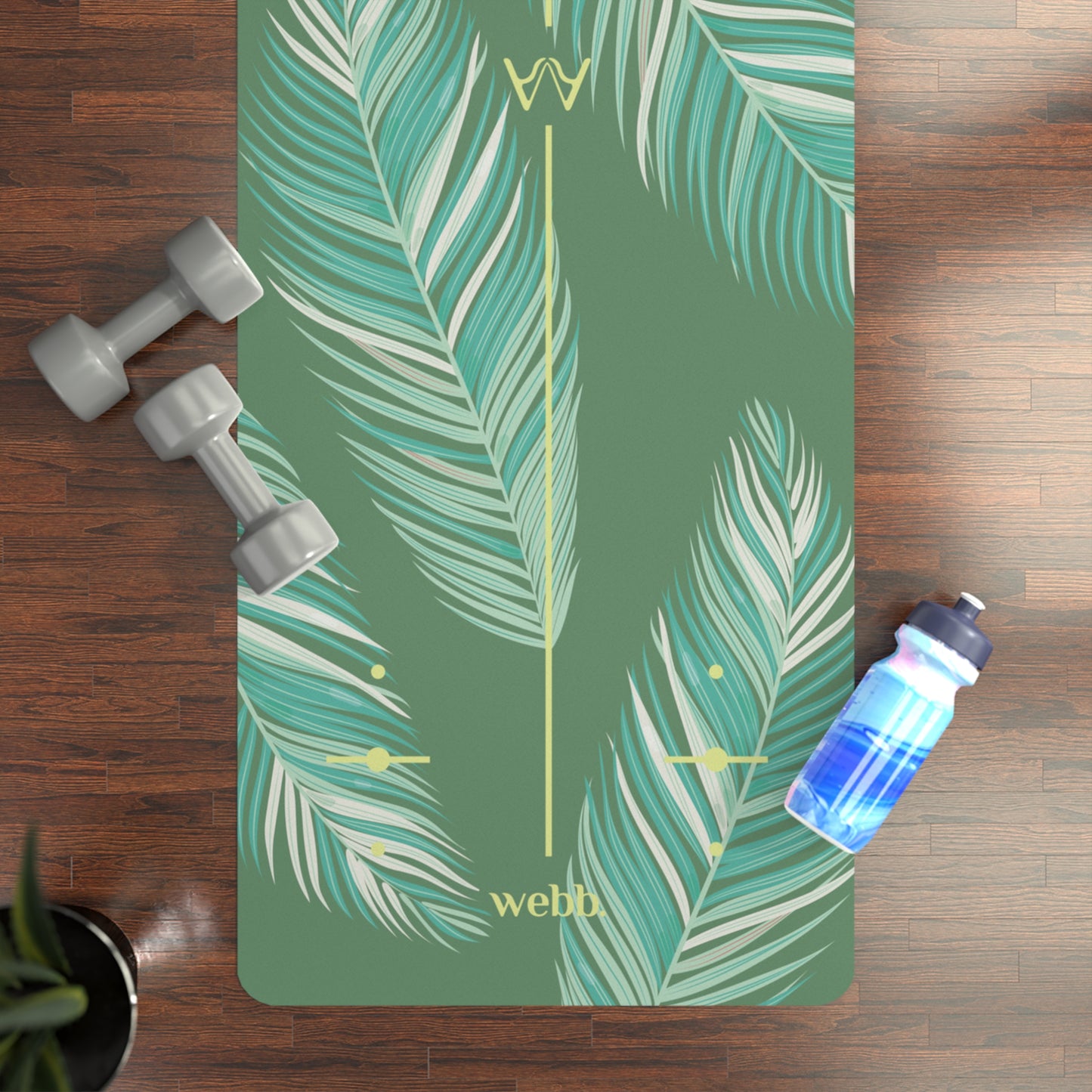 Tropical Palm Yoga Mat 3 mm